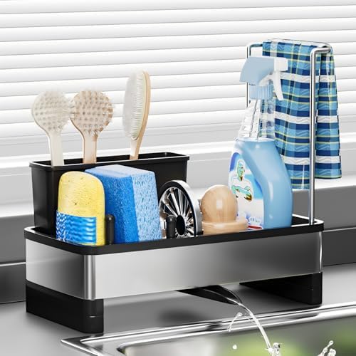 Ewaiira Stainless Steel Sink Caddy, 9.8″
