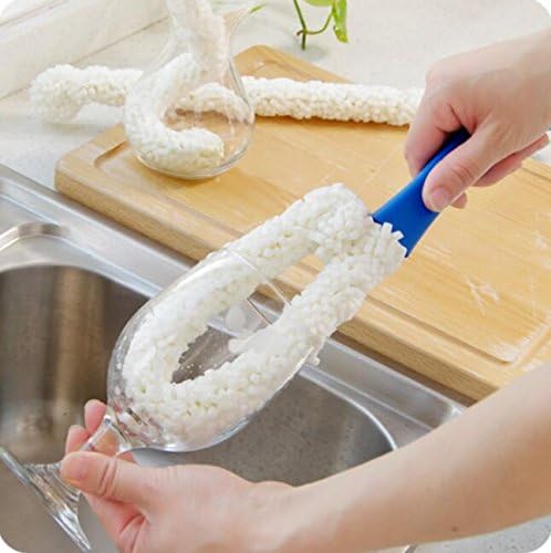 16-Inch Flexible Foam Washing Wand, Long Bottle Brush for Water
