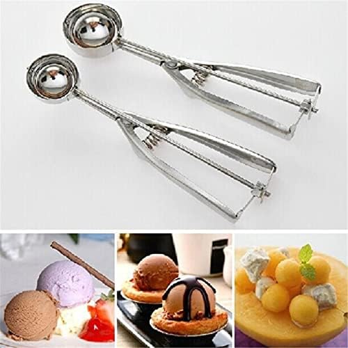 3Pcs Cookie Scoop Set, Ice Cream Scoop, Stainless Steel Cookie Dough