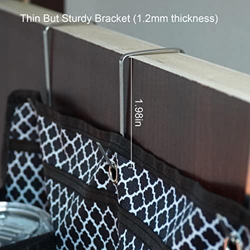 Water Bottle Organizer over the Door Cup Holder with 12 Large Pockets