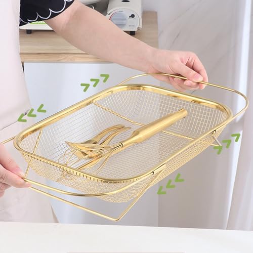Yosoo Health Gear Over Sink Colander, Gold