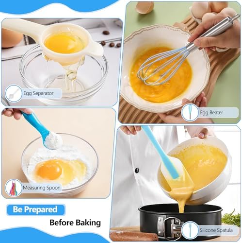 Makmeng 722pcs Cake Decorating Kit - Baking Supplies with Springform
