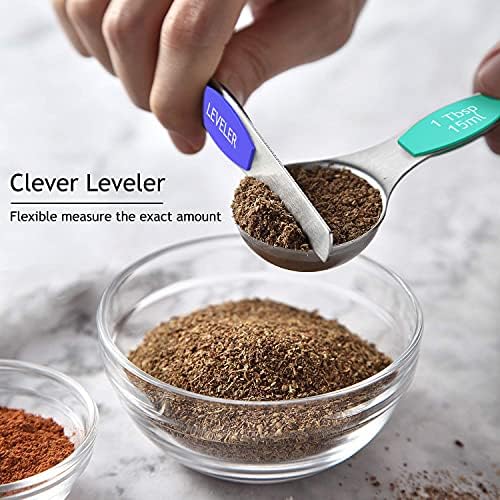 Wildone Measuring Cups and Magnetic Measuring Spoons Set, 21Pcs