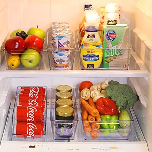 Simple Houseware 8 Pcs Fridge Bin Bundle