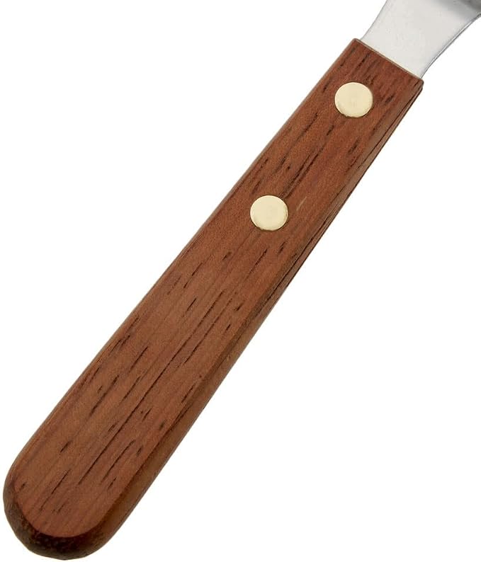 Ateco 1385 Offset Spatula with 4.5-Inch Stainless Steel Blade, Wood Handle - Image 5