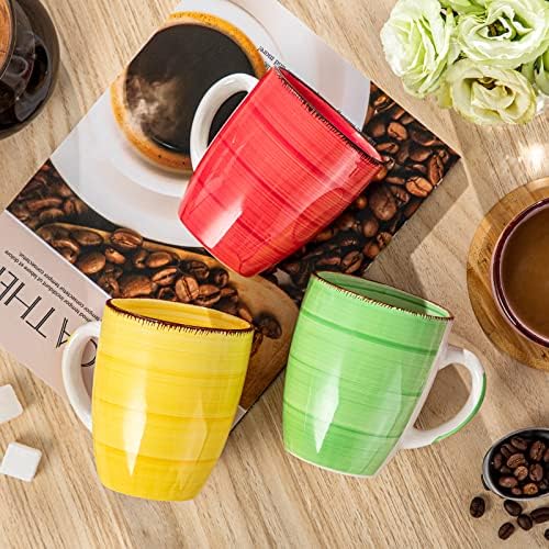 vancasso Bonita 12oz Ceramic Coffee Mug for Cappuccino, Latte, Tea