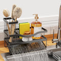 Mecyfaty Stainless Steel Sink Caddy with Drain Tray