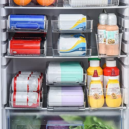 Tyenaza Can Organizer, Stackable Drink Soda Can Holder Rack PET