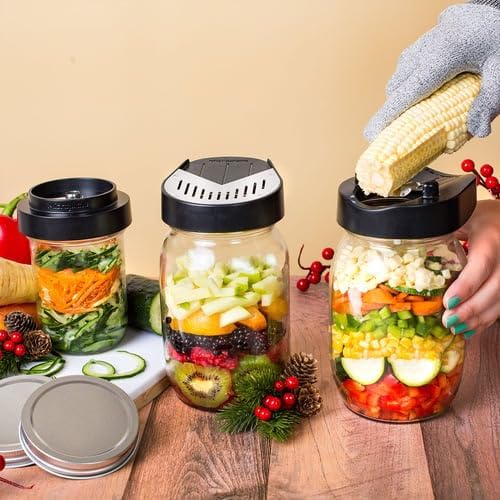 Microplane 3-Piece Gourmet Jar Top Collection