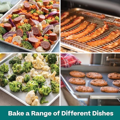 Baker's Secret 4pcs Set, 2x Baking Trays for Oven, 100% Recycled