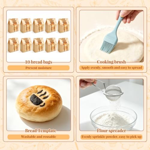 Sourdough Bread Baking Kit with Proofing Basket