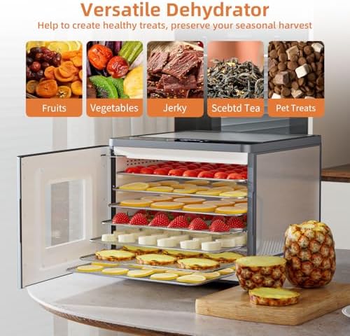 TINANA Stainless Steel Food Dehydrator