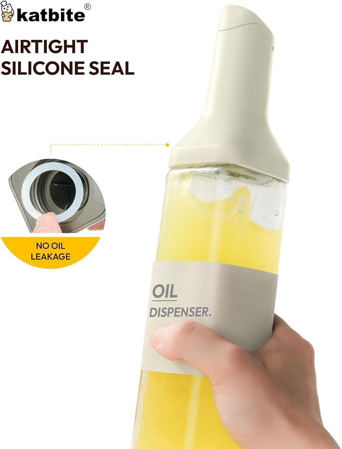 katbite 16oz Glass Olive Oil Dispenser Bottle - Image 7