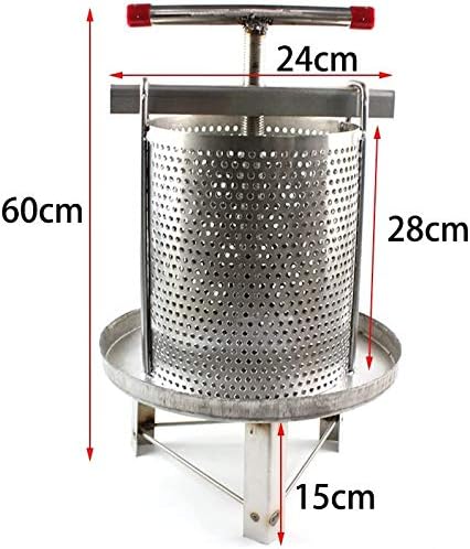 Stainless Steel Honey Press Extractor, 23.6''