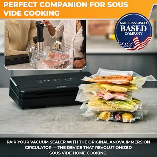 Anova Culinary Precision Vacuum Sealer Pro, 19ft Bag Roll