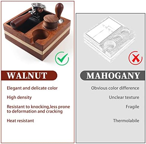 Kmise Natural Walnut Espresso Accessories Organizer Box Fits Espresso