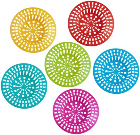 Shower Drain Hair Catcher, Sink Strainer, 24-Pack