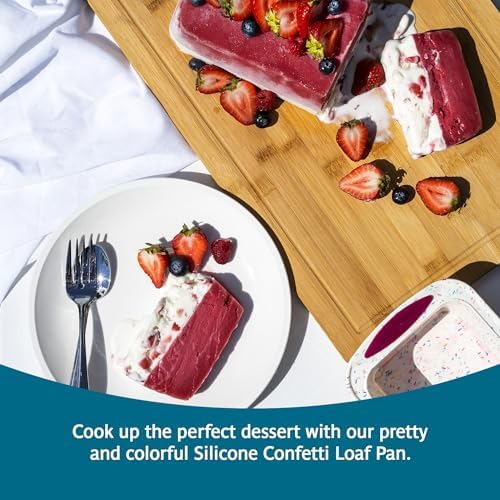 Trudeau 05118555 Structure Loaf Pan Silicone Bakeware, Medium