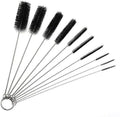 Long Straw Brush, Nylon Pipe Tube Cleaner 8.2-ihch 10 Different