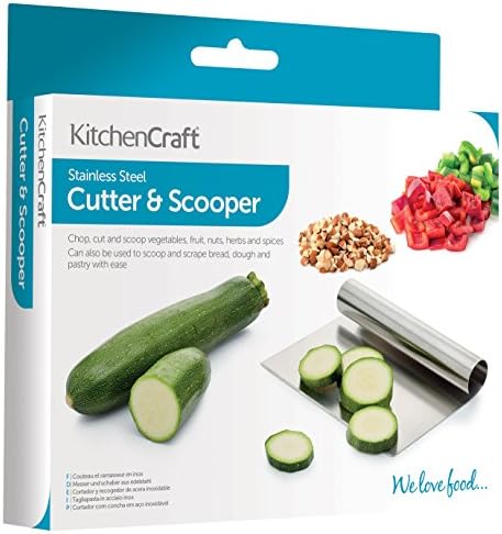 KitchenCraft Stainless Steel Vegetable Chopper/Food Scoop