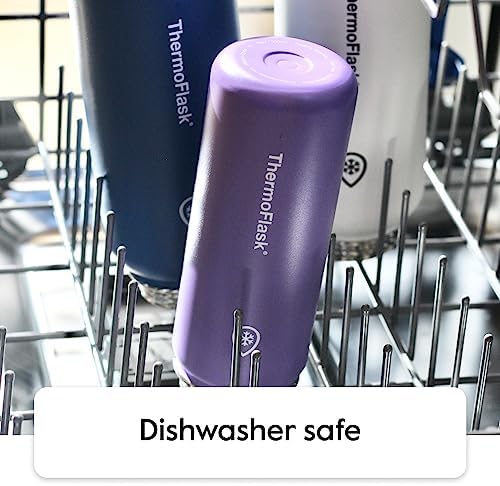 ThermoFlask Kids 16 oz Insulated Water Bottles with Straw Lid BPA-Free