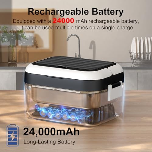 Cordless Electric Heated Lunch Box, 1.5L, Black