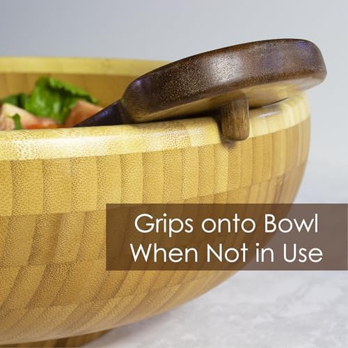 TB Home Salad Hands – Acacia Wood Salad Serving Utensils for Tossing &