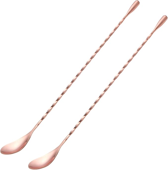 2 Pcs 12 Inches Bar Spoon, Long Handle Mixing Stirrers by Briout