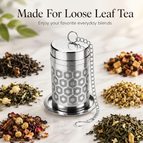 6 Pack Tea Infuser for Loose Leaf Tea, Stainless Steel Tea Strainer
