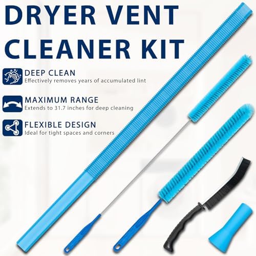 4 Pack Dryer Vent Cleaner Kit