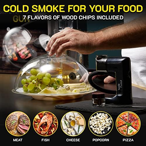 Cocktail Smoker Kit - Whiskey Smoker Kit - Smoke Infuser - Extended