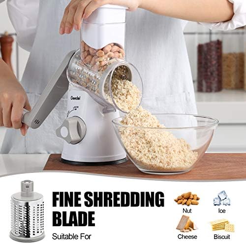 Geedel Hand Crank Rotary Cheese Grater