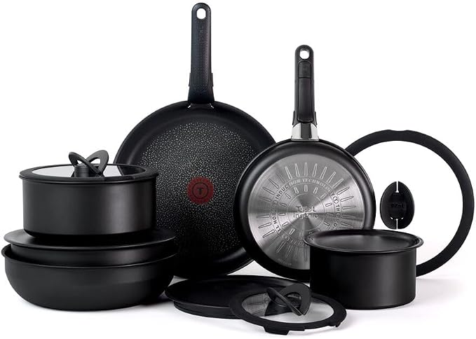 T-fal Ingenio Expertise Non Stick Cookware Set 14 Piece, Induction Oven Broiler by T-falbrand
