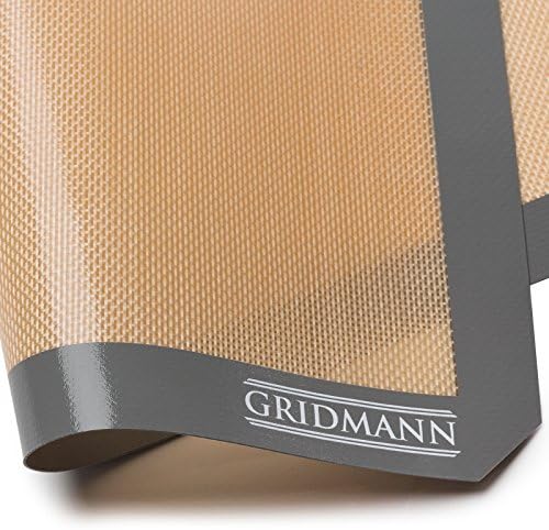 GRIDMANN Pro Silicone Baking Mats, Set of 2, Half Sheet