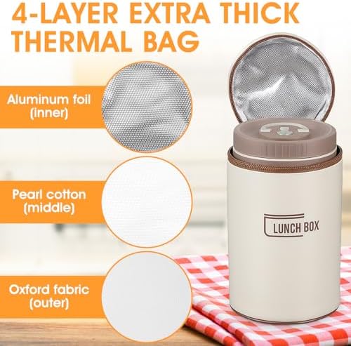 3 Pcs Stainless Steel Bento Lunch Container Set