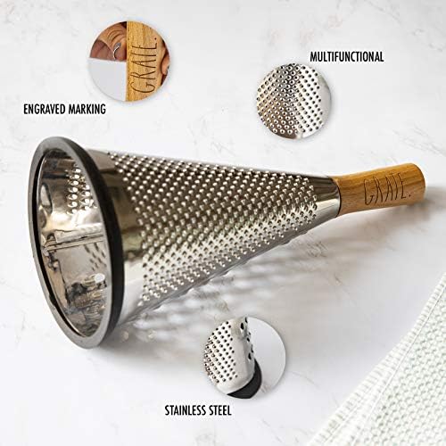 Rae Dunn Multifunction Stainless Steel Grater