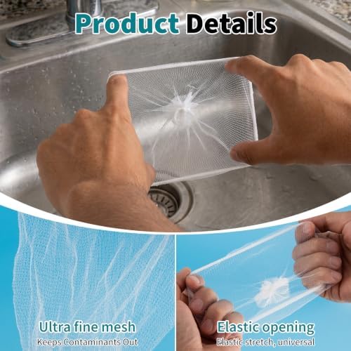 Mesh Sink Drain Cover, Sourdough Mesh Drain Covers, 400 Pack