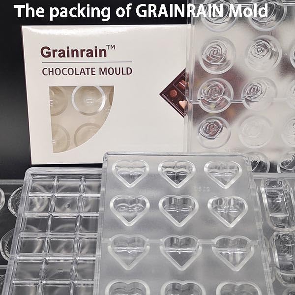 Grainrain Polycarbonate Chocolate Bar Mold (19322)