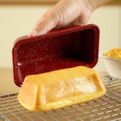 Small Mini Loaf Pans Nonstick Bread Pans Set for Toast Cute Little