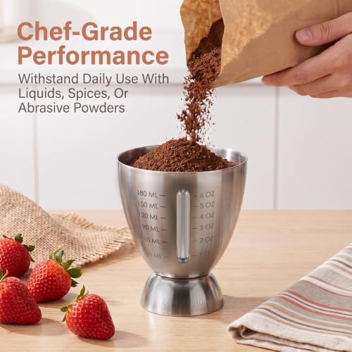 3Pcs Cocktail Measuring Jigger Stainless Steel Shot Measure Cup