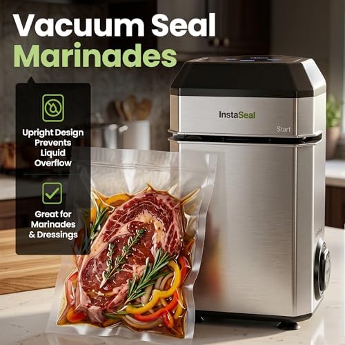 InstaSeal Upright Vacuum Sealer, 12 Bags
