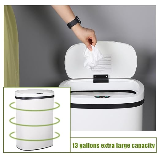 13 Gallon 50 Liter Garbage Can Kitchen Trash Can - Image 7