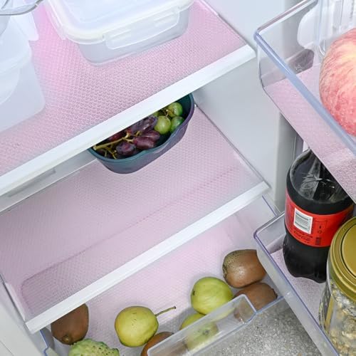 12Pcs Refrigerator Liners Washable Fridge Shelf Liners Refrigerator