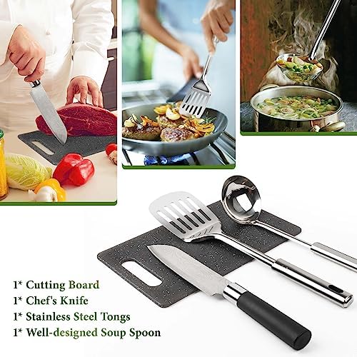 Stainless Steel Camping Cooking Utensil Set