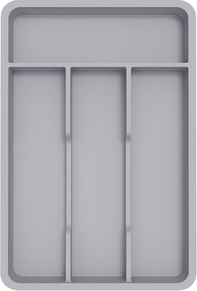 Lifewit Silverware Drawer Organizer Tray, Plastic Cutlery Storage by Lifewit