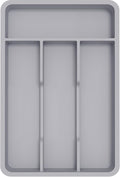 Lifewit Silverware Drawer Organizer Tray, Plastic Cutlery Storage by Lifewit