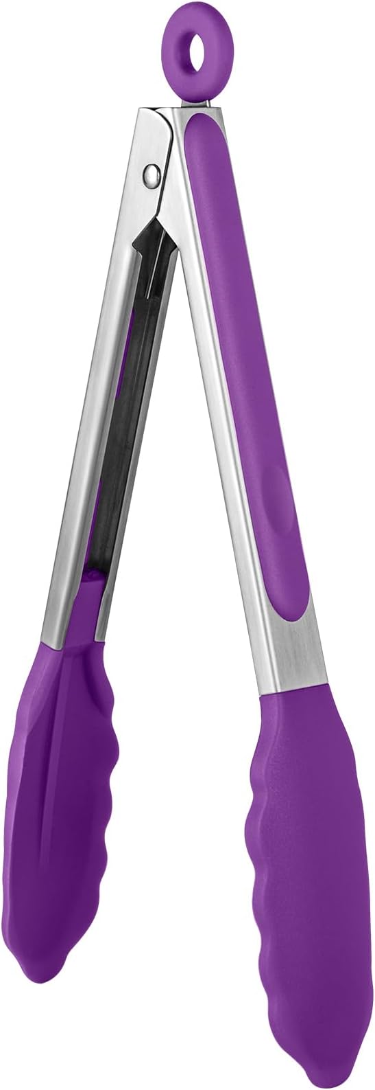 600ºF Heat Resistant Kitchen Tongs: U-Taste 9 inch Silicone Cooking Tong by U-Taste