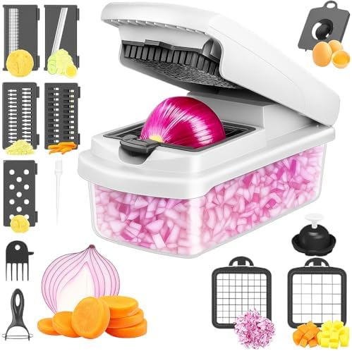15-in-1 Vegetable Chopper and Mandoline Slicer Set