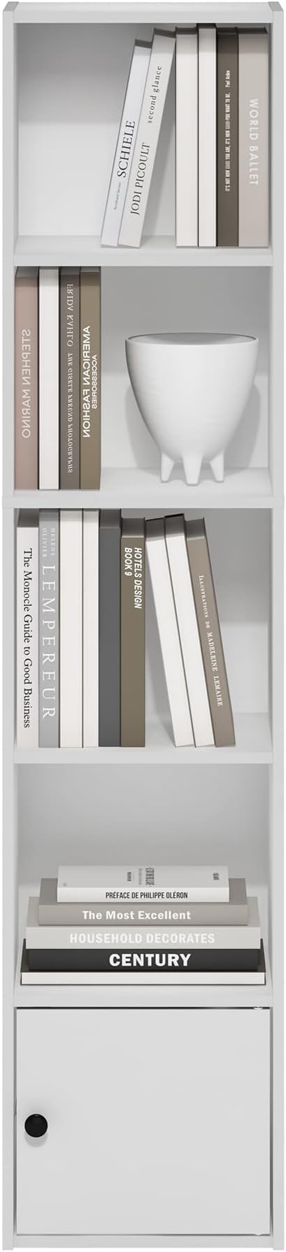 Furinno LUDER Book Shelf, 5-Tier Modern Bookshelf, Bookcase - Image 5