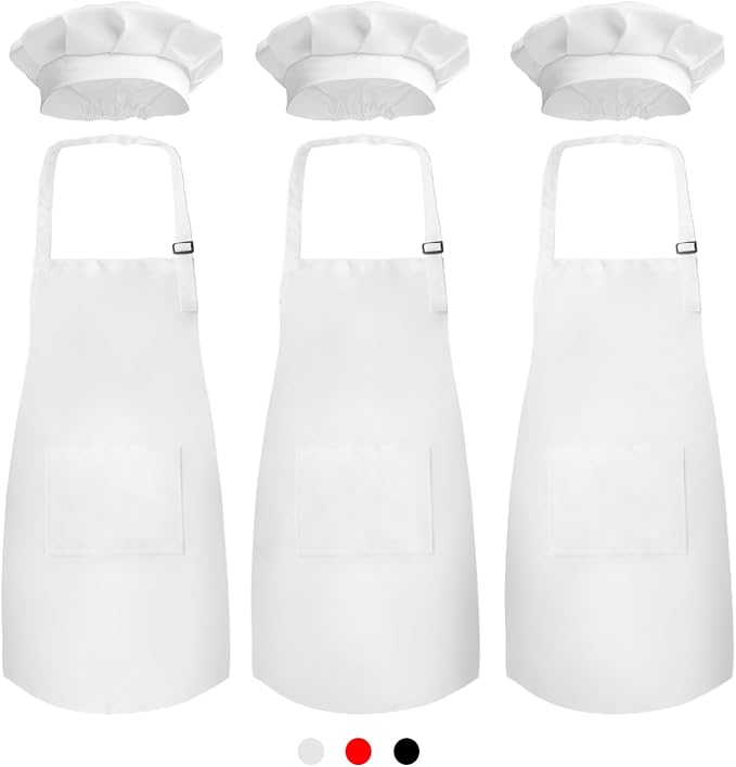 Novelty Place Kid's Apron with Chef Hat Set by NoveltyPlace